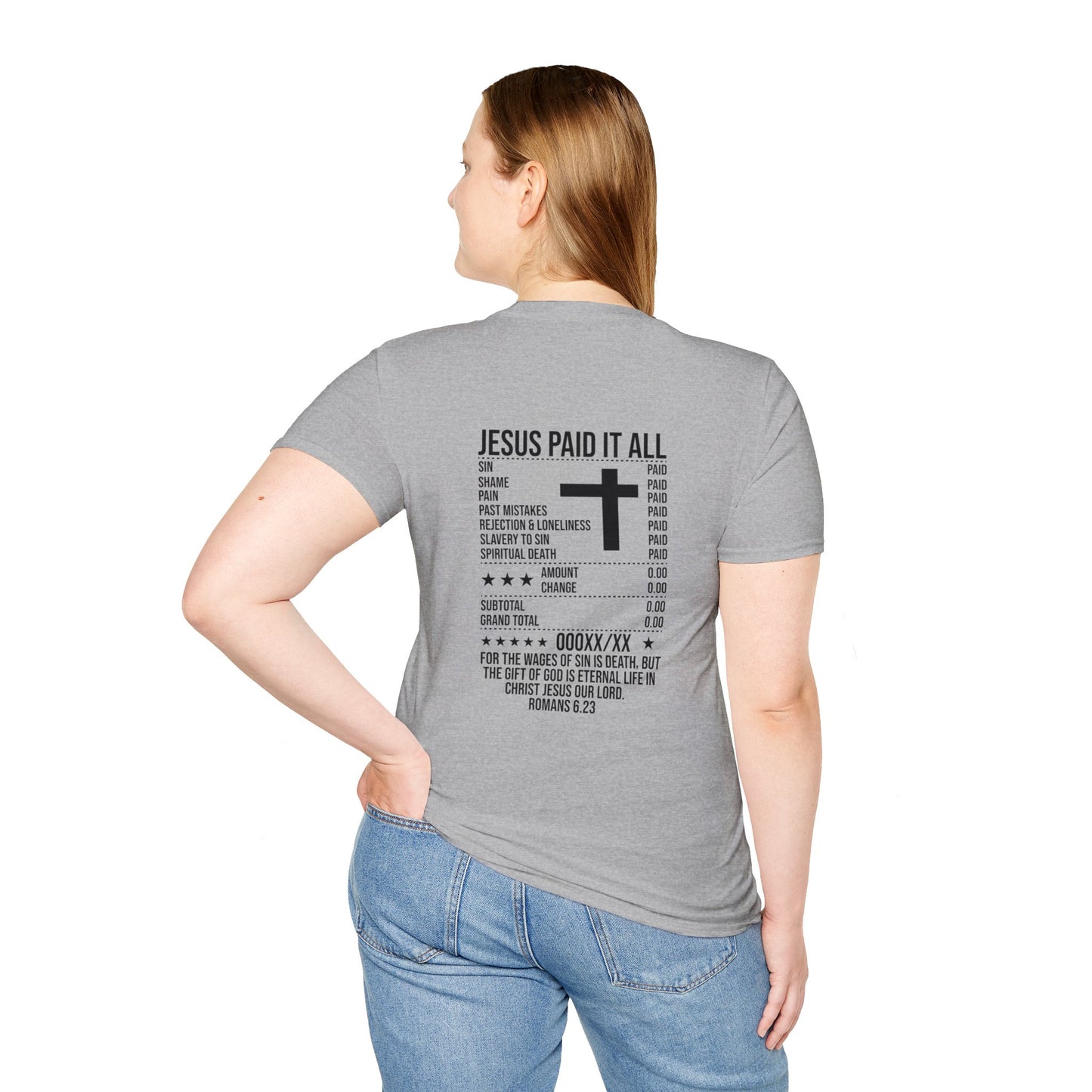 Paid In Full Jesus Paid It All Christian Unisex T-shirt