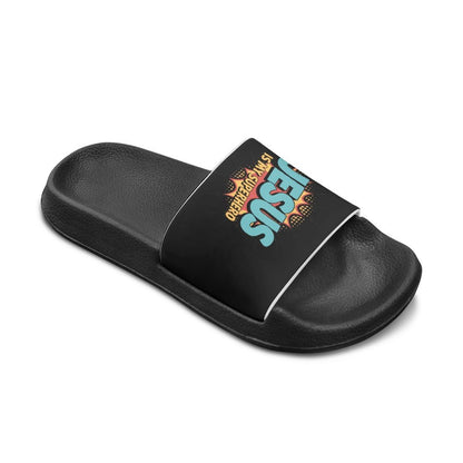 He Is My Superhero Christian Children's Sandals - ClaimedbyGodDesigns