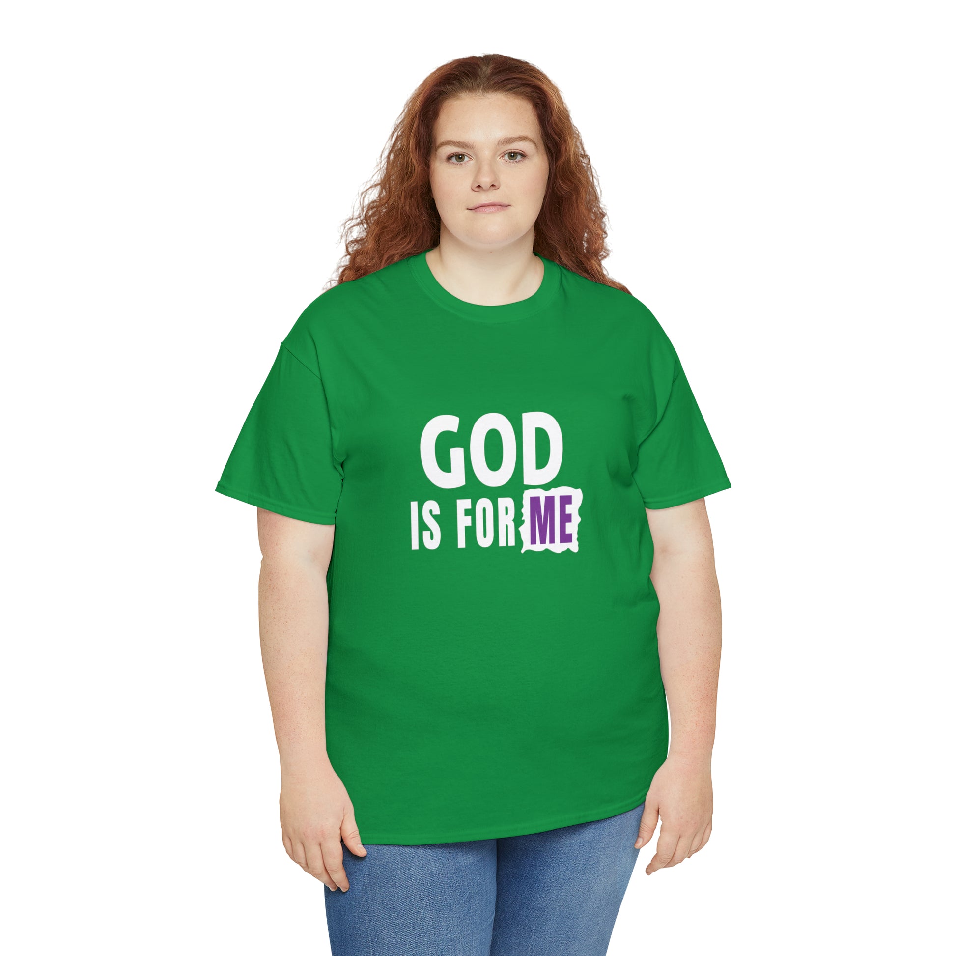 God Is For Me Unisex Heavy Cotton Tee Printify