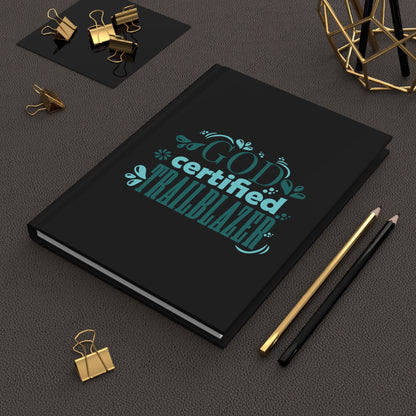 God Certified Trailblazer Hardcover Journal Matte