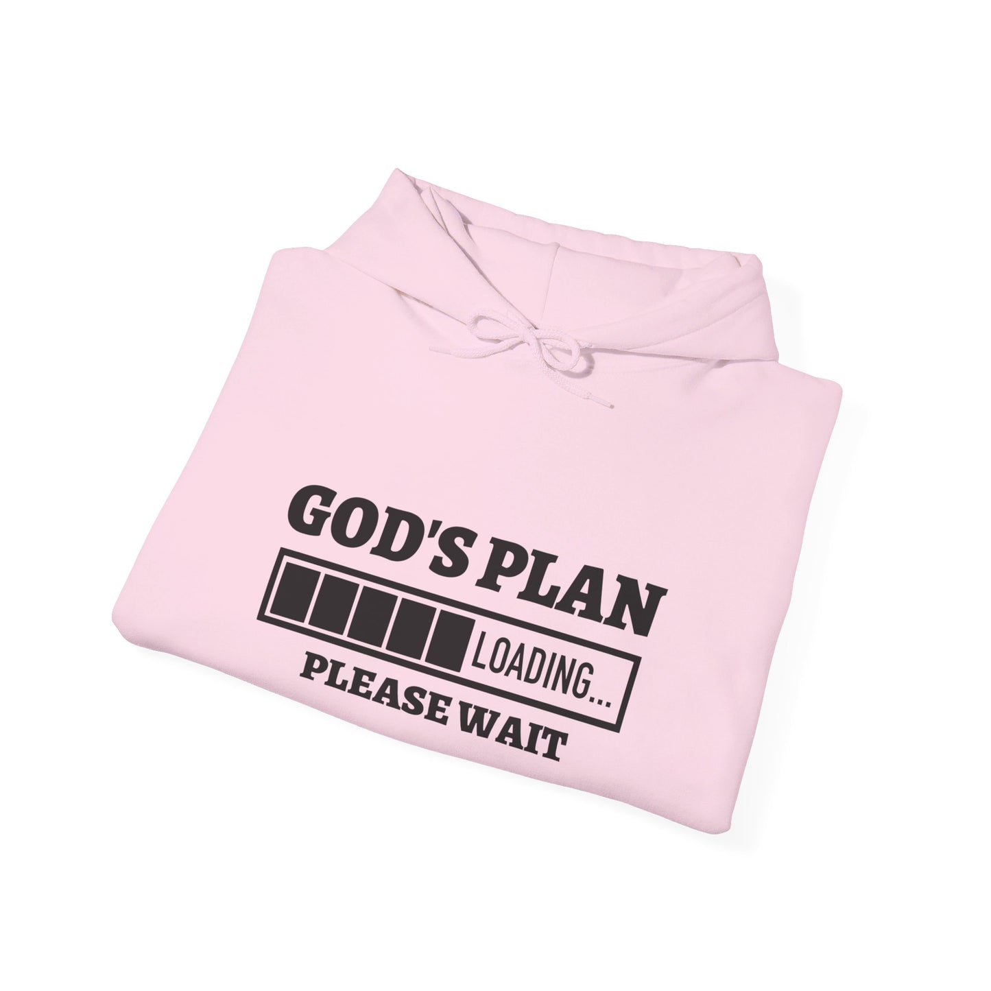 God's Plan Loading Unisex Christian Pullover Hooded Sweatshirt