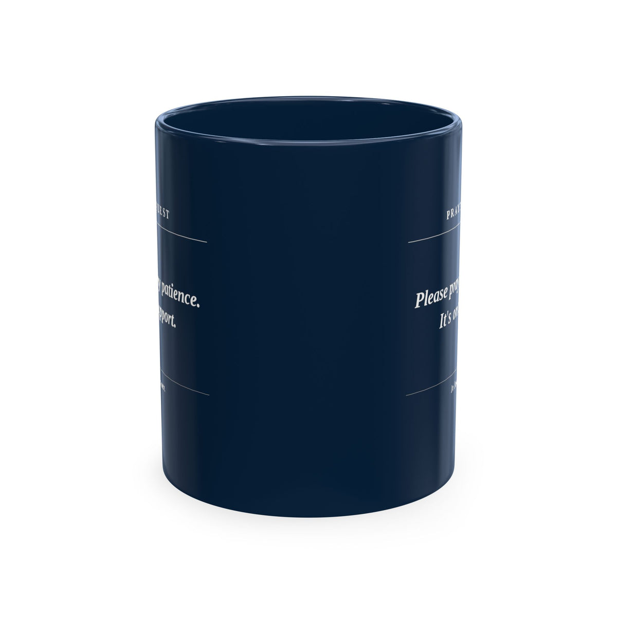 Prayer Request Ceramic Mug — 'Please Pray for Me' Inspirational Coffee Cup
