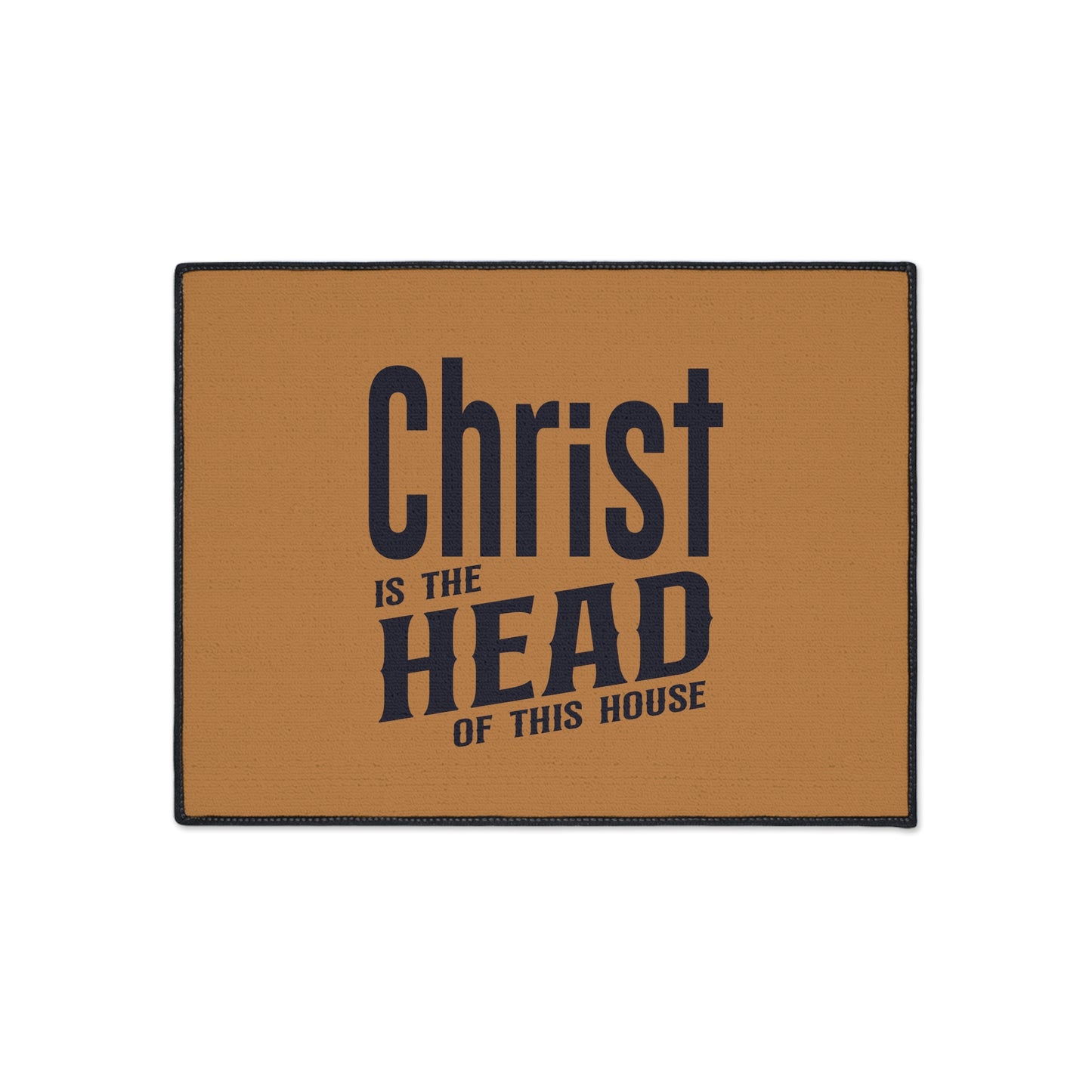 Christian Heavy Duty Floor Mat, Christ Is The Head Of This House Home Decor, Religious Entryway Rug, Scripture Welcome Mat, Inspirational