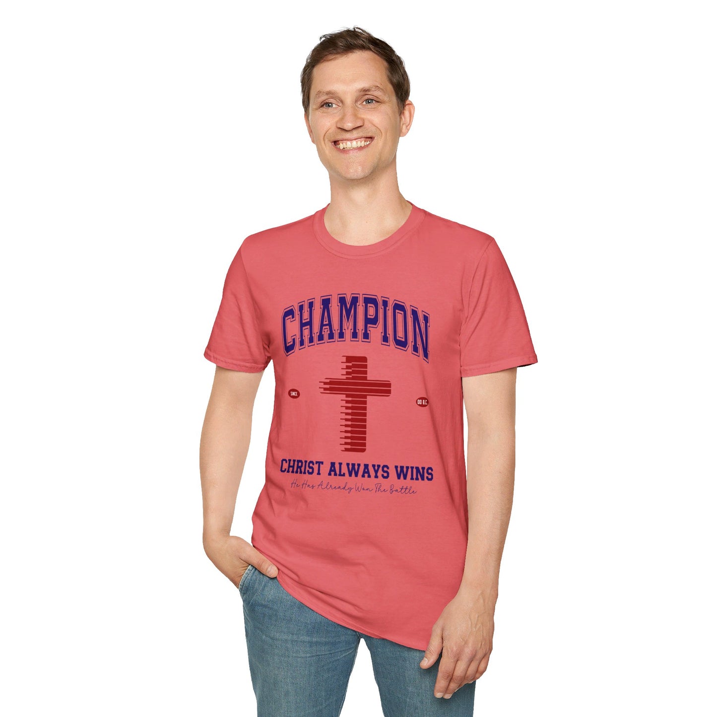 Champion Christ Always Wins Unisex Christian T-shirt