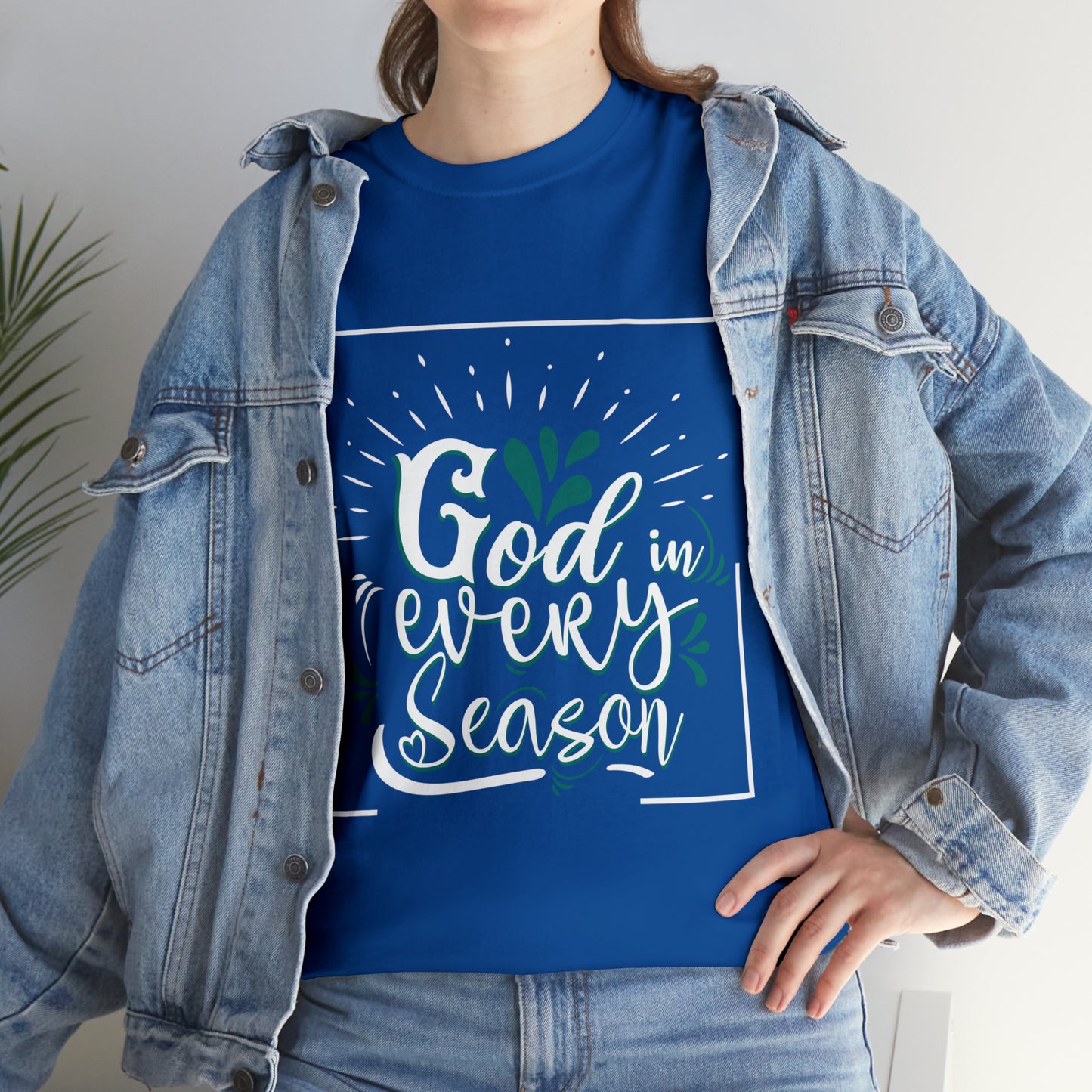 God In Every Season Unisex Heavy Cotton Tee