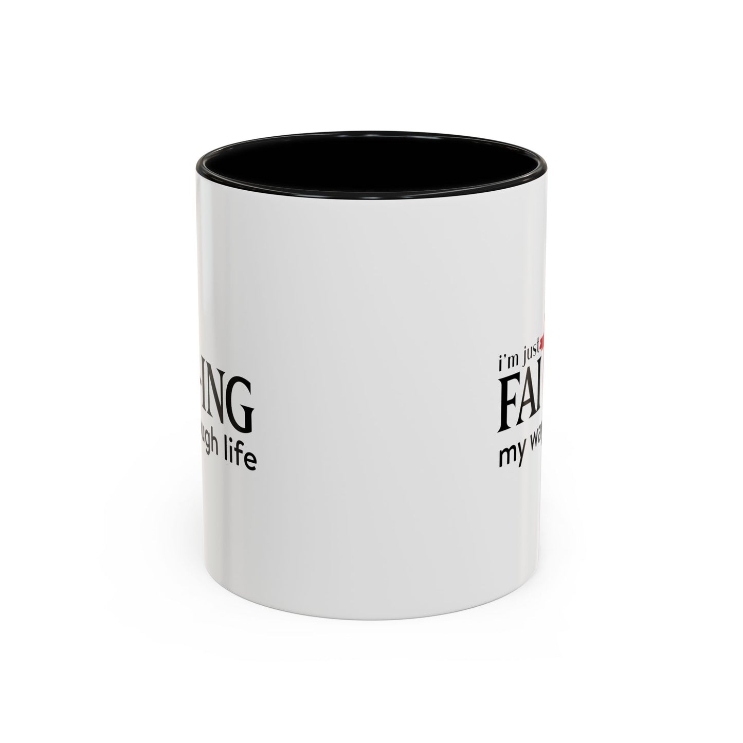 Faith-Inspired Coffee Accent Mug - Motivational Drinkware for Daily Inspiration