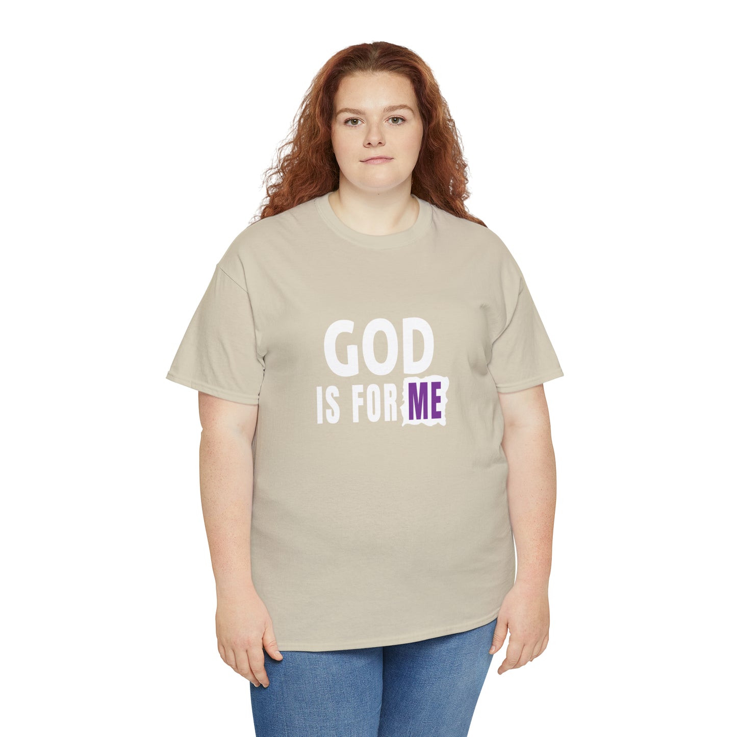 God Is For Me Unisex Heavy Cotton Tee Printify