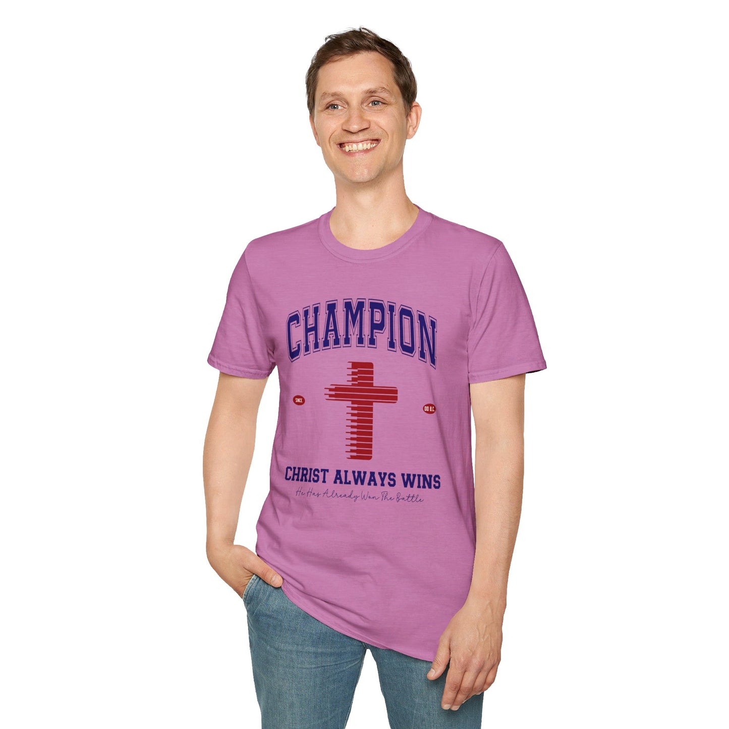 Champion Christ Always Wins Unisex Christian T-shirt