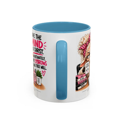 Christian Coffee Mug – "I Have the Mind of Christ" Funny Sheep Design (11/15 oz)
