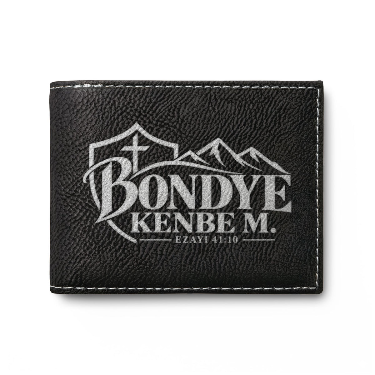 Bondye Kenbe M. Kreyòl Christian RFID wallet, view 4