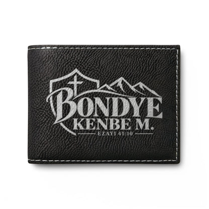 Bondye Kenbe M. Kreyòl Christian RFID wallet, view 4