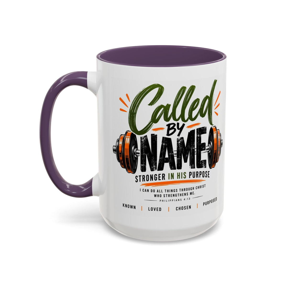 Called by Name Christian Coffee Mug – Stronger in His Purpose Inspirational Gift