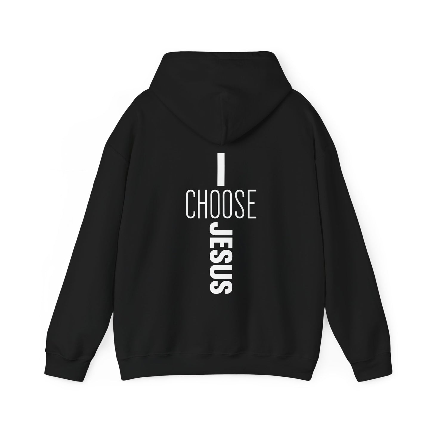 I Choose Jesus Unisex Christian Hooded Pullover Sweatshirt