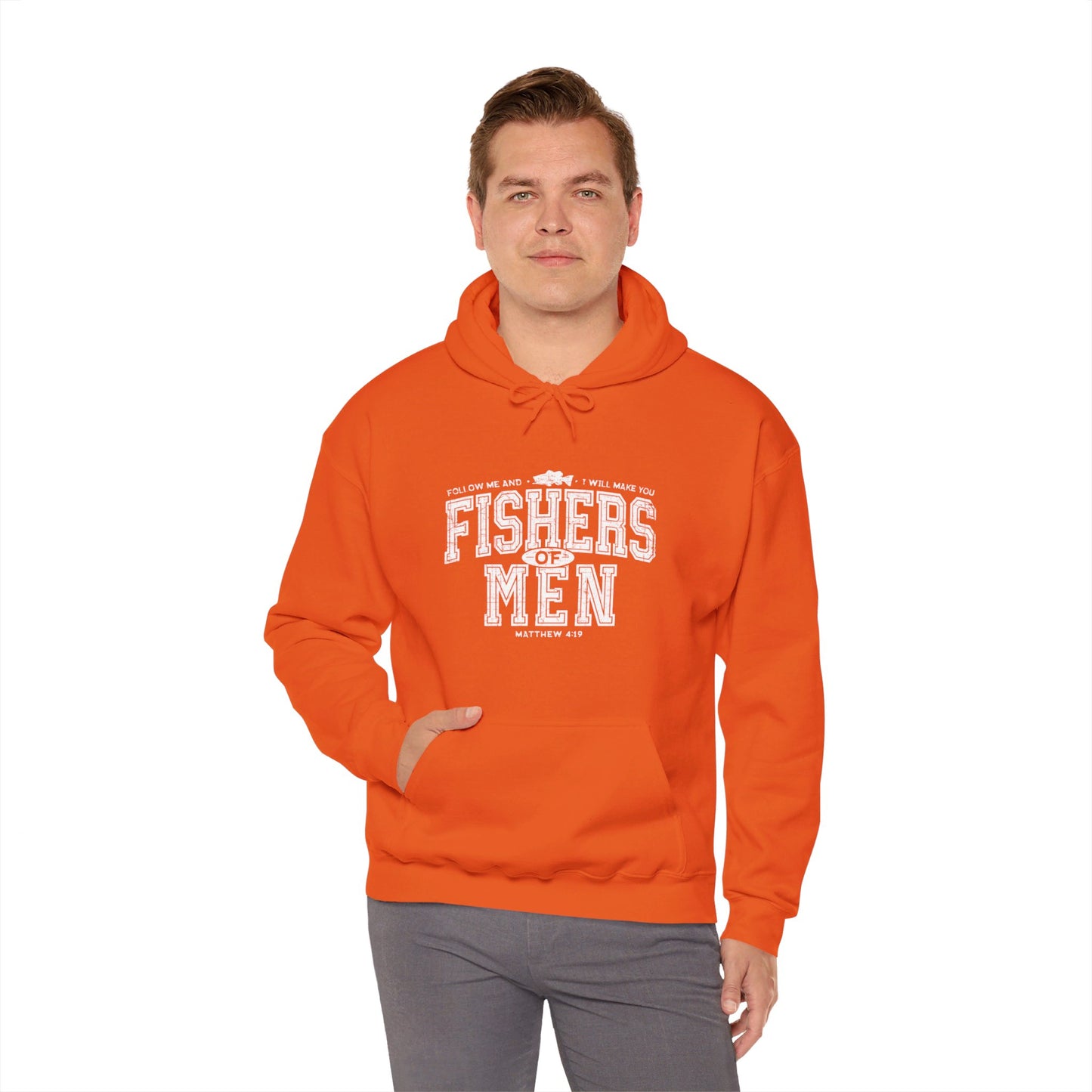 Fishers Of Men Unisex Christian Pullover Hooded Sweatshirt