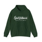Christian Hooded Sweatshirt -Confidence In Him Knowing I Can't But He Can