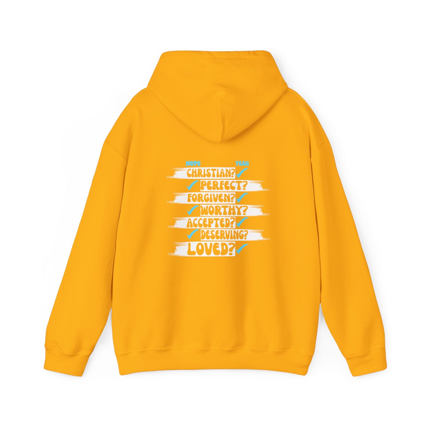 Child Of God Checklist Unisex Christian Hooded Pullover Sweatshirt