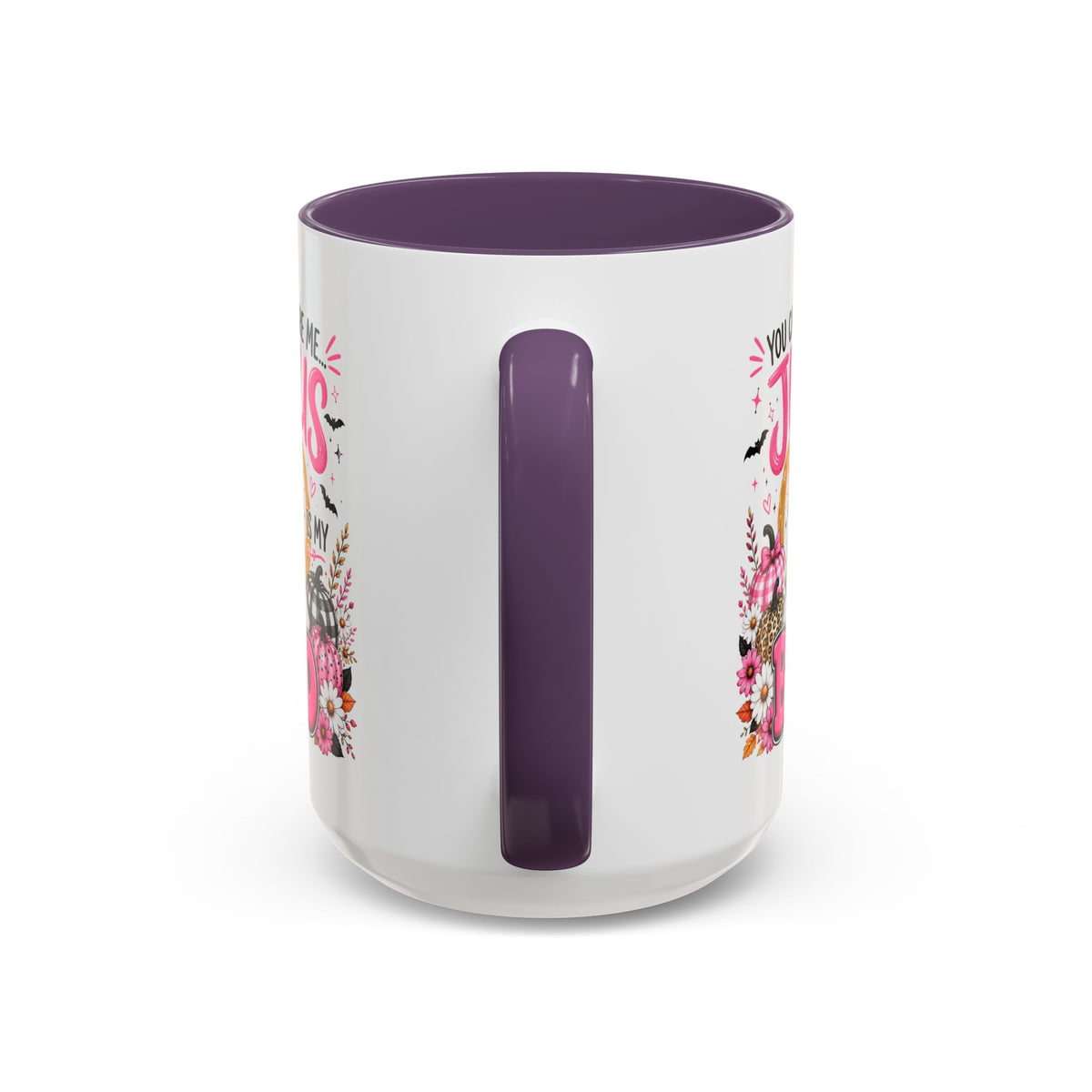 You Can’t Scare Me Jesus Is My Boo Coffee Mug — Halloween Christian Accent Mug