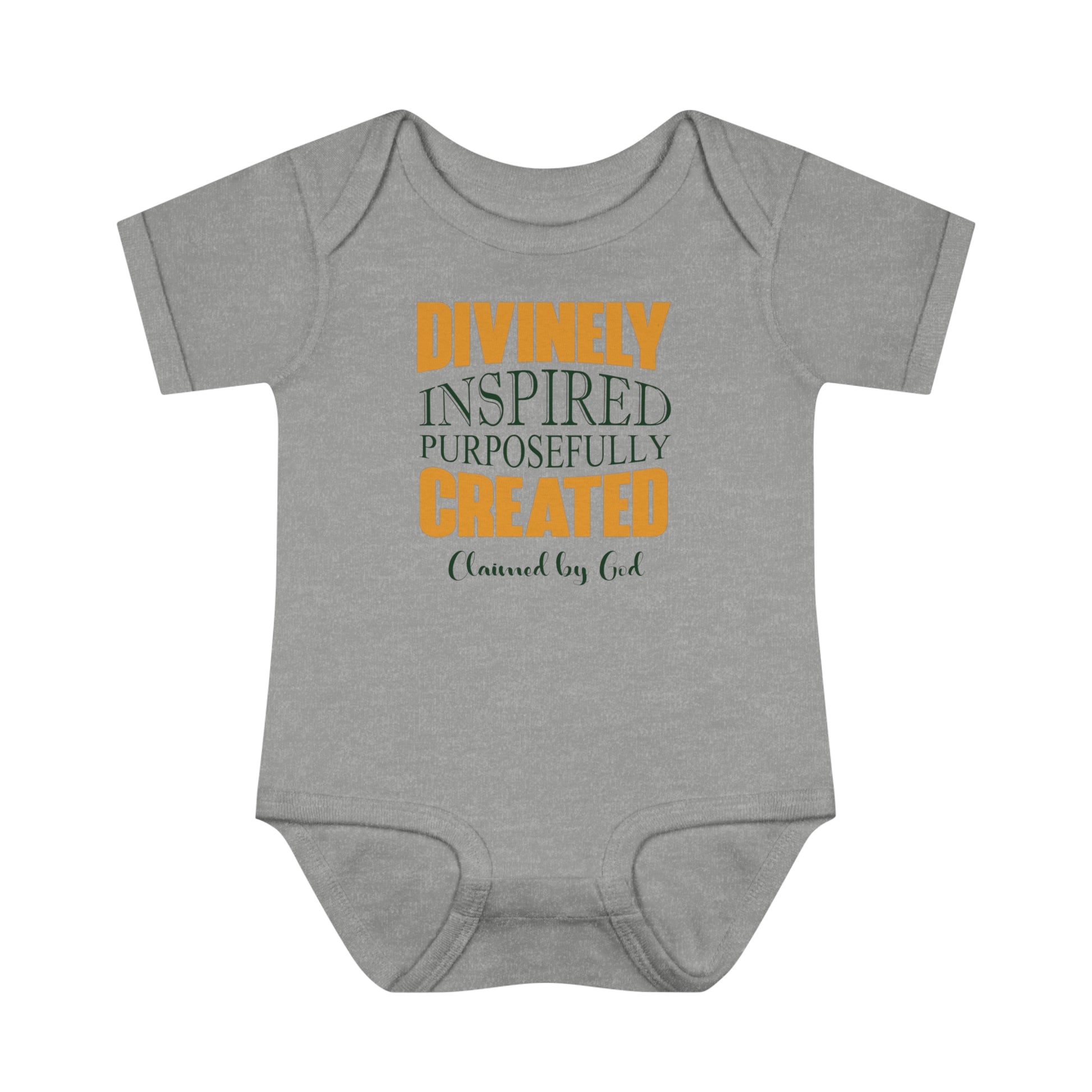 Divinely Inspired Purposefully Created Christian Baby Onesie Printify