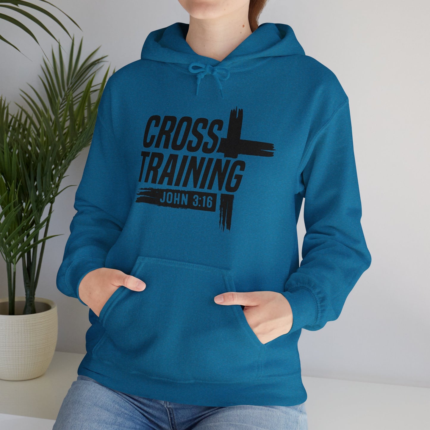 Cross Training Unisex Christian Hooded Pullover Sweatshirt