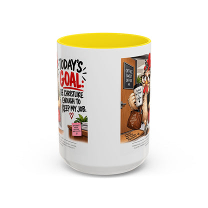 Today's Goal Christian Coffee Mug – Be Christlike Inspirational Bible Verse Mug