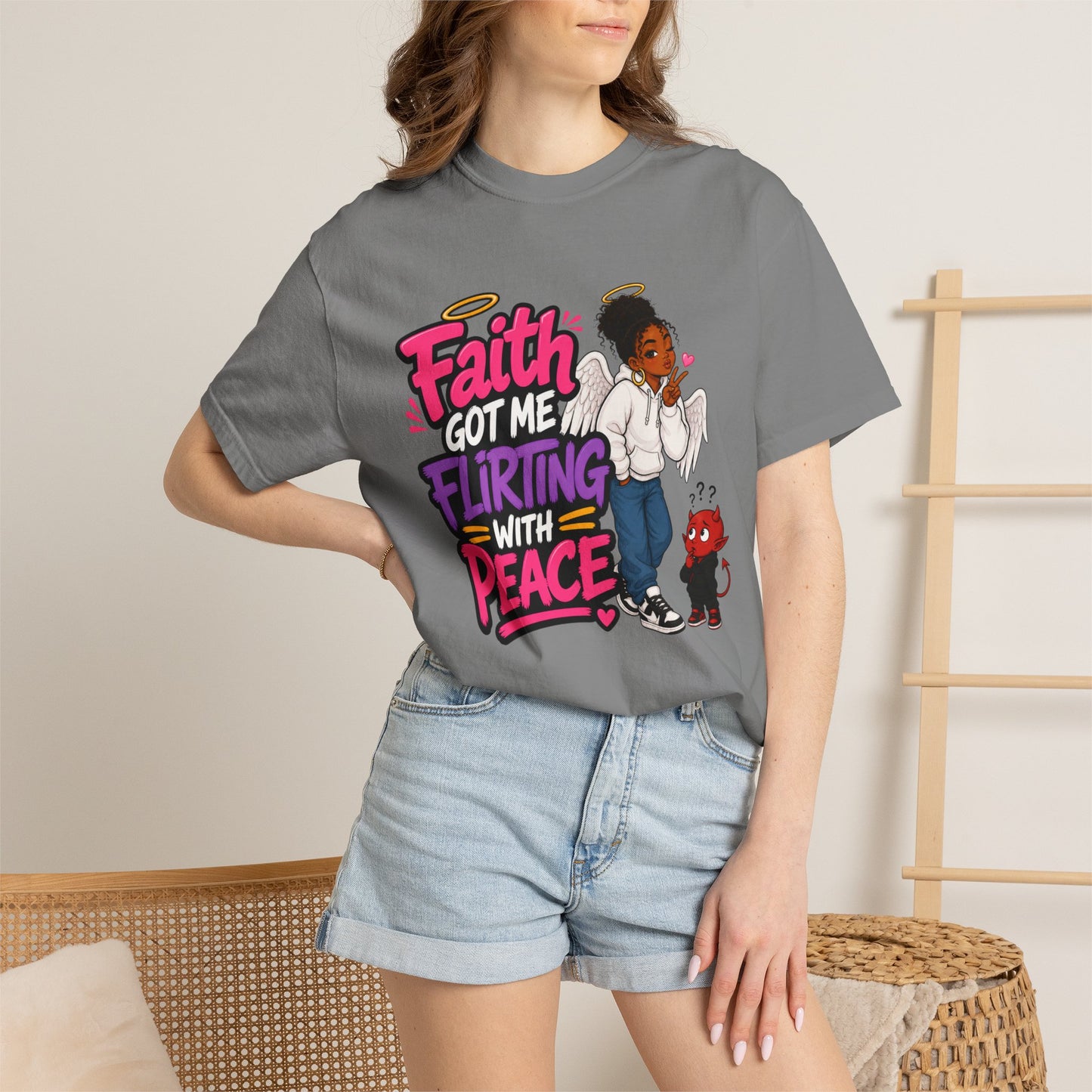 Faith Got Me Flirting With Peace T-Shirt