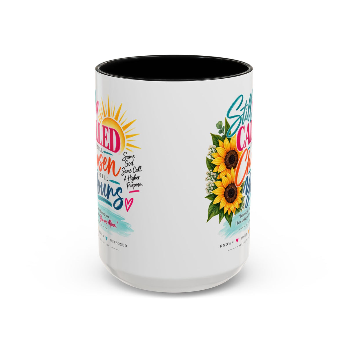 Still Called Still Chosen sunflower Christian coffee mug, Called By Name Collection