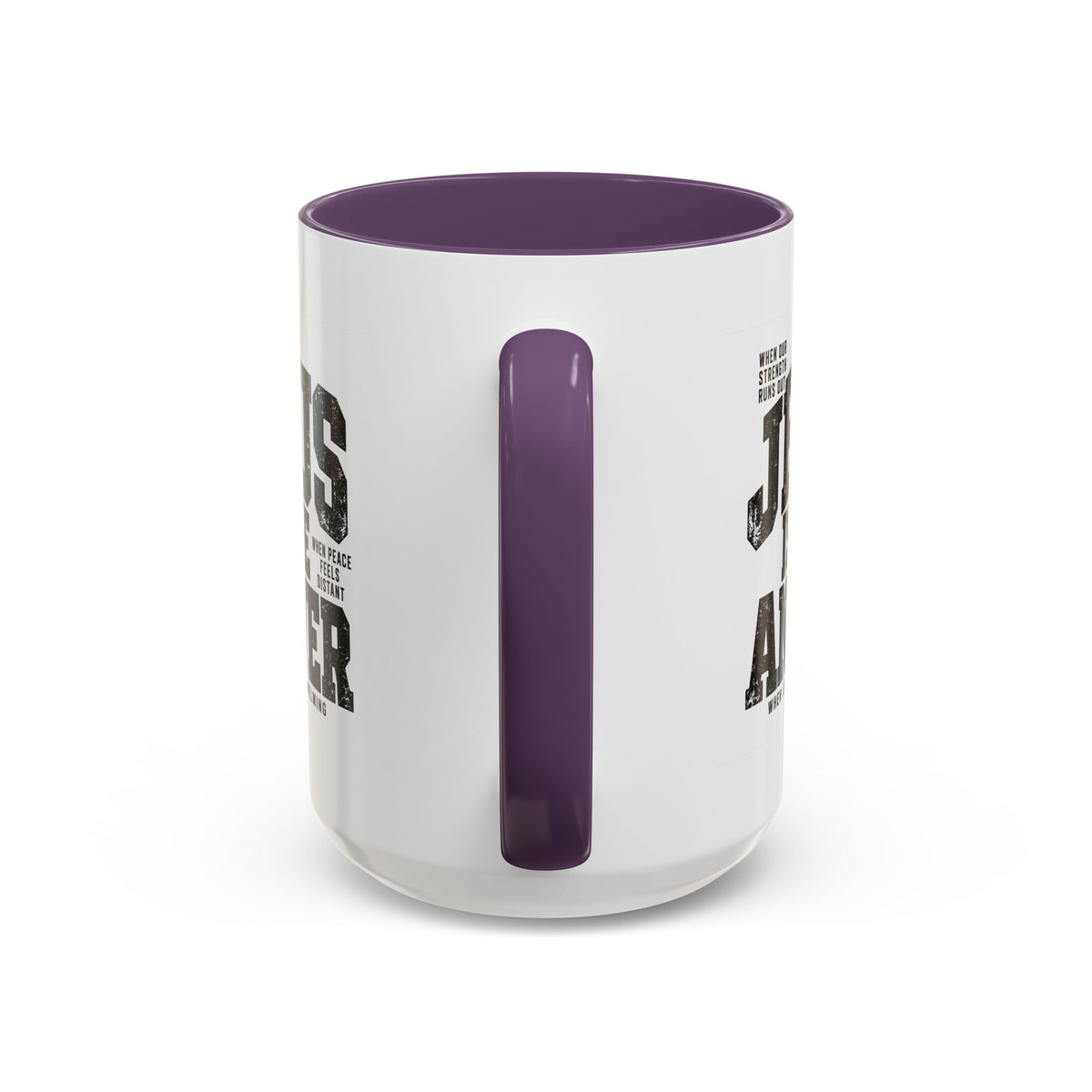 Jesus Is the Answer Christian Coffee Mug | Matthew 11:28