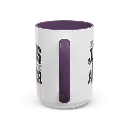 Jesus Is the Answer Christian Coffee Mug | Matthew 11:28