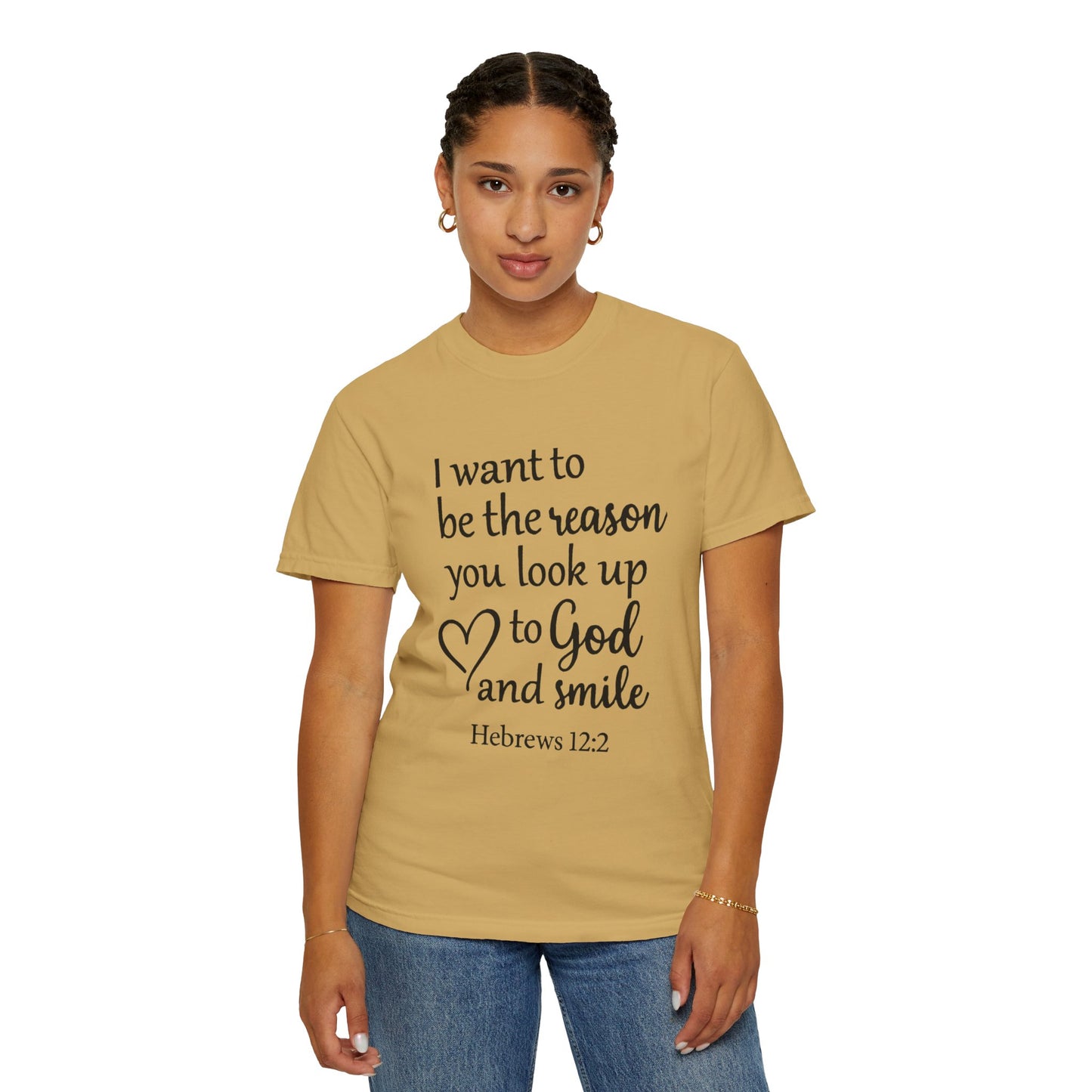 Inspirational Unisex T-Shirt -Smile, Faith-Based Apparel, Religious Gift, Christian Tee, Motivational Shirt, Everyday Wear