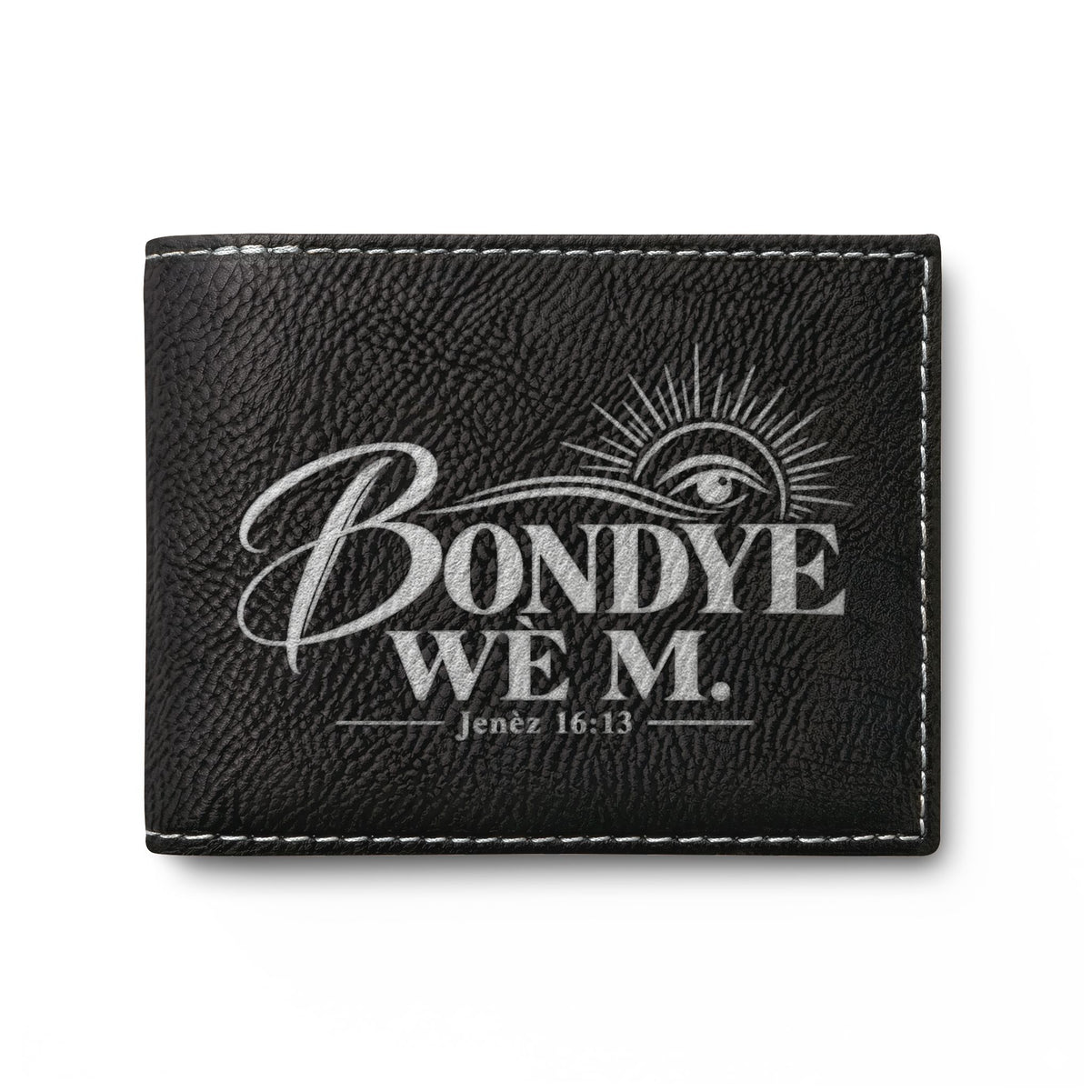 Bondye Wè M. Kreyòl Christian RFID wallet, view 4