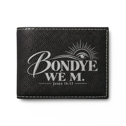 Bondye Wè M. Kreyòl Christian RFID wallet, view 4