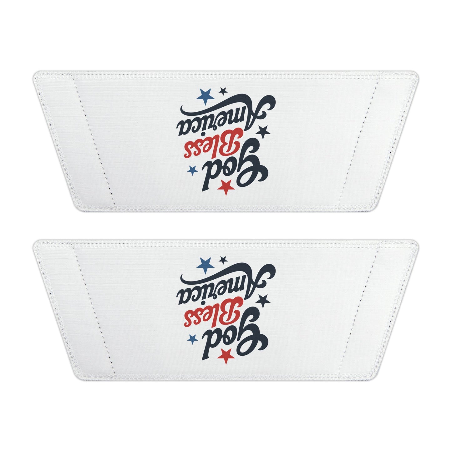 Youth Bless America Sandals, Removable-Strap Sandals for Kids, Summer Flip Flops, Patriotic Footwear, Memorial Day Slides