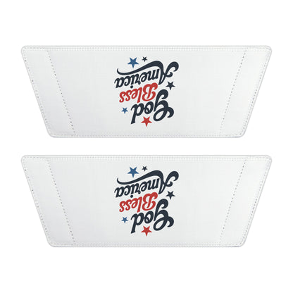 Youth Bless America Sandals, Removable-Strap Sandals for Kids, Summer Flip Flops, Patriotic Footwear, Memorial Day Slides