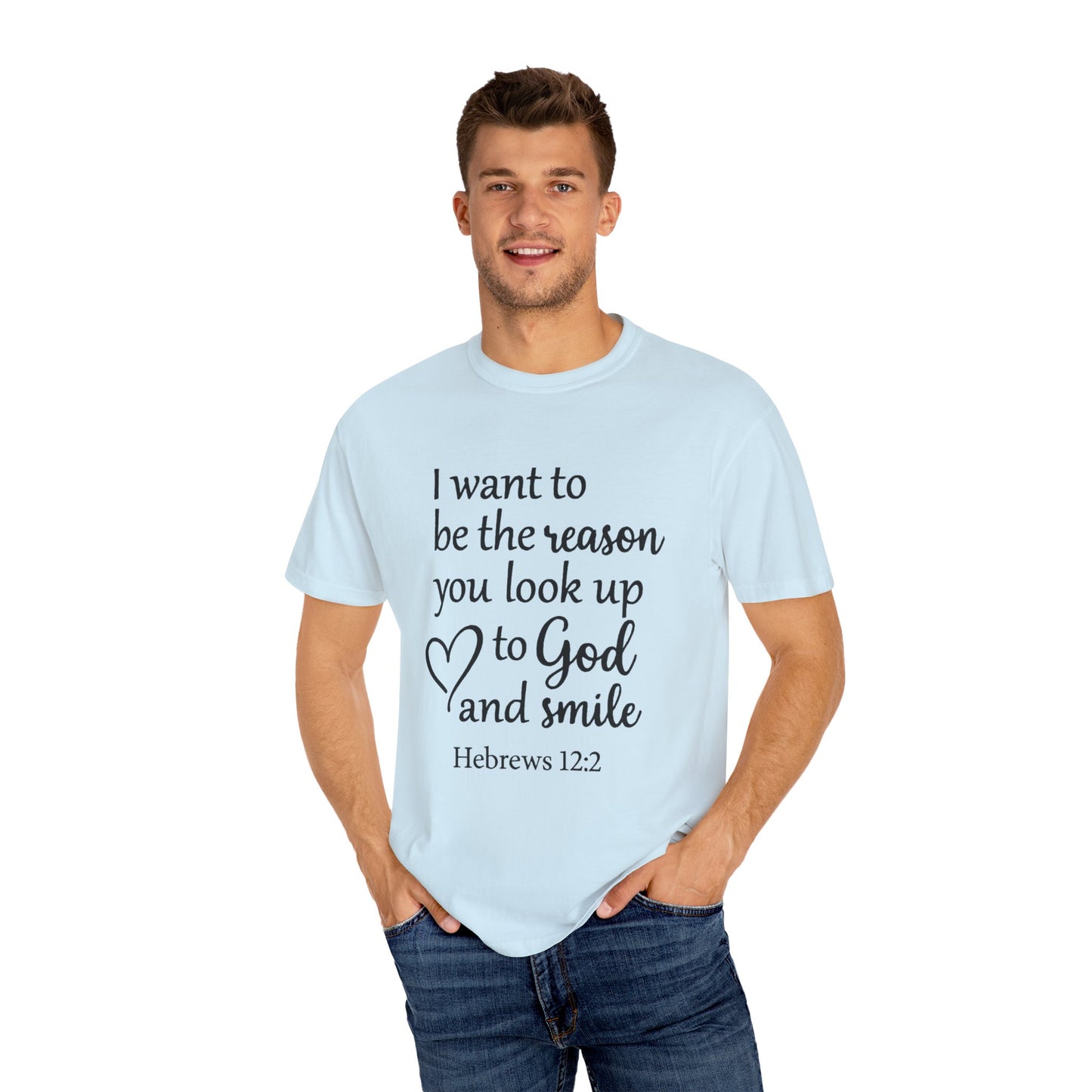 Inspirational Unisex T-Shirt -Smile, Faith-Based Apparel, Religious Gift, Christian Tee, Motivational Shirt, Everyday Wear