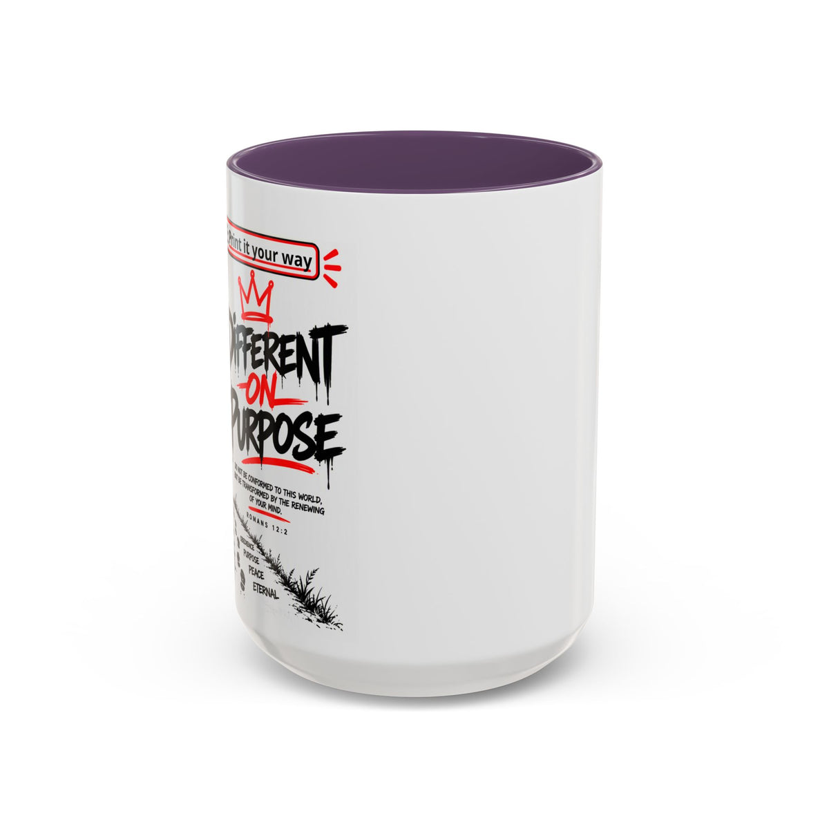 Different On Purpose Personalized Christian Coffee Mug — Called by Name Accent Mug (15oz)