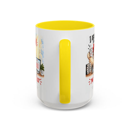Coffee Mug — "I Asked God for a Sign" Funny Meeting Canceled Christian Mug (11/15oz)