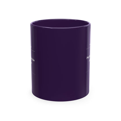 Prayer Request Ceramic Mug — 'Pray for My Peace' Inspirational Religious Coffee Cup