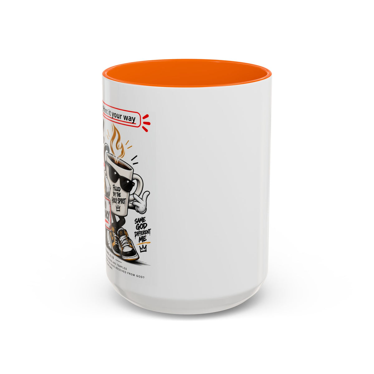 Sorry, This Vessel Is Already Occupied Personalized Christian Coffee Mug — Called by Name Accent Mug (15oz)