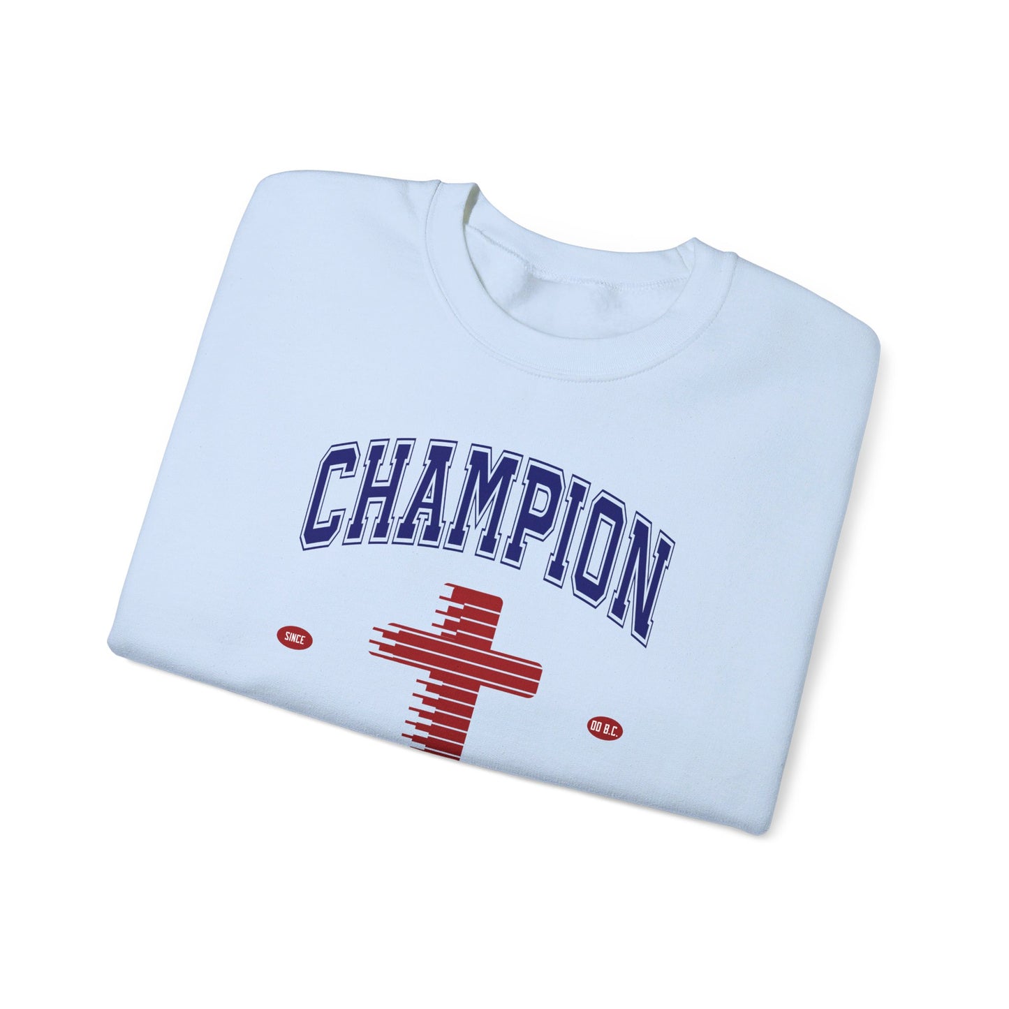 Champion Christ Always Wins Unisex Heavy Blend™ Crewneck Christian Sweatshirt