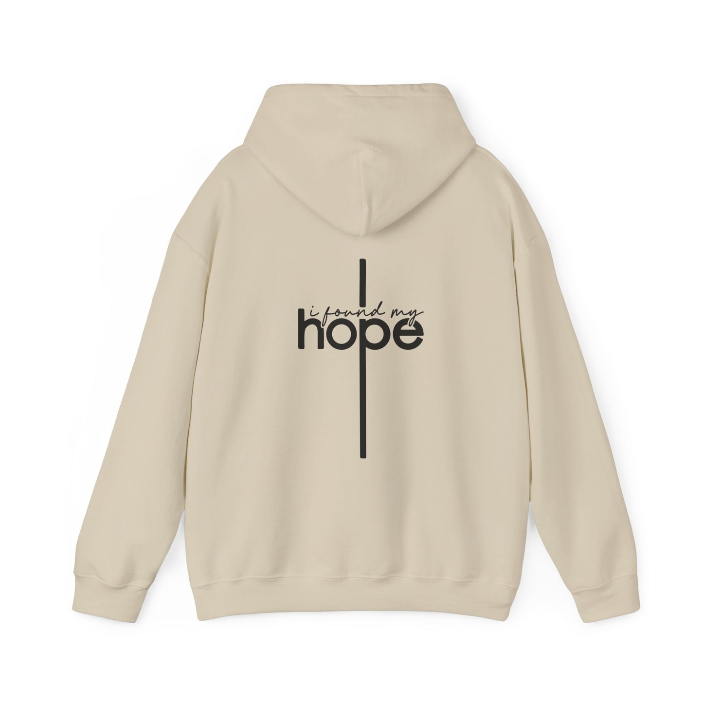 Jesus I Found My Hope  Unisex Christian Hooded Pullover Sweatshirt