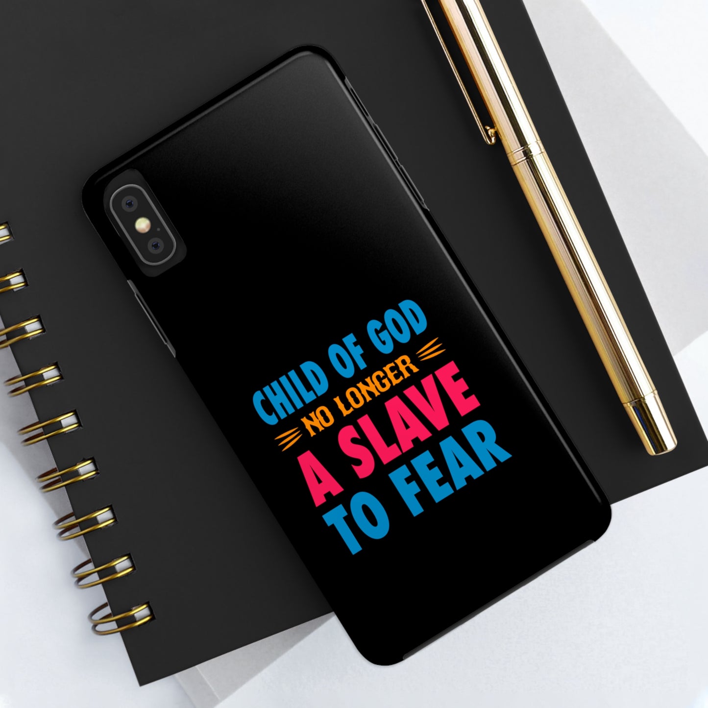 Child Of God No Longer A Slave To Fear Christian Phone Tough Phone Cases, Case-Mate Printify