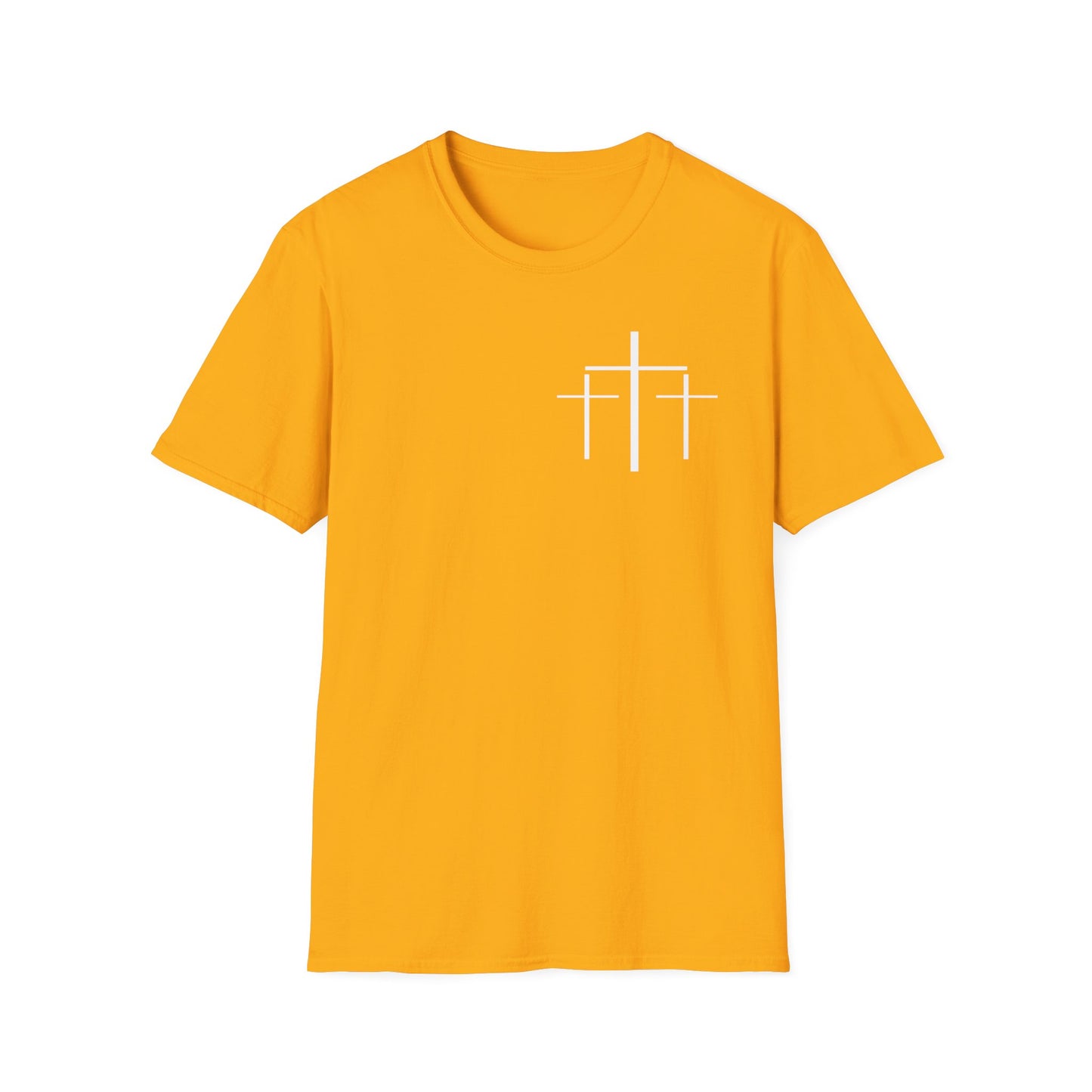 Faith Over Fear 3 Crosses   Christian Unisex T-shirt