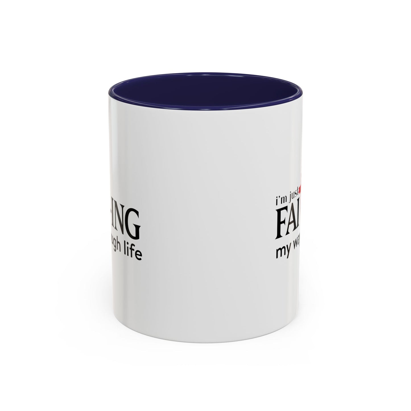 Faith-Inspired Coffee Accent Mug - Motivational Drinkware for Daily Inspiration