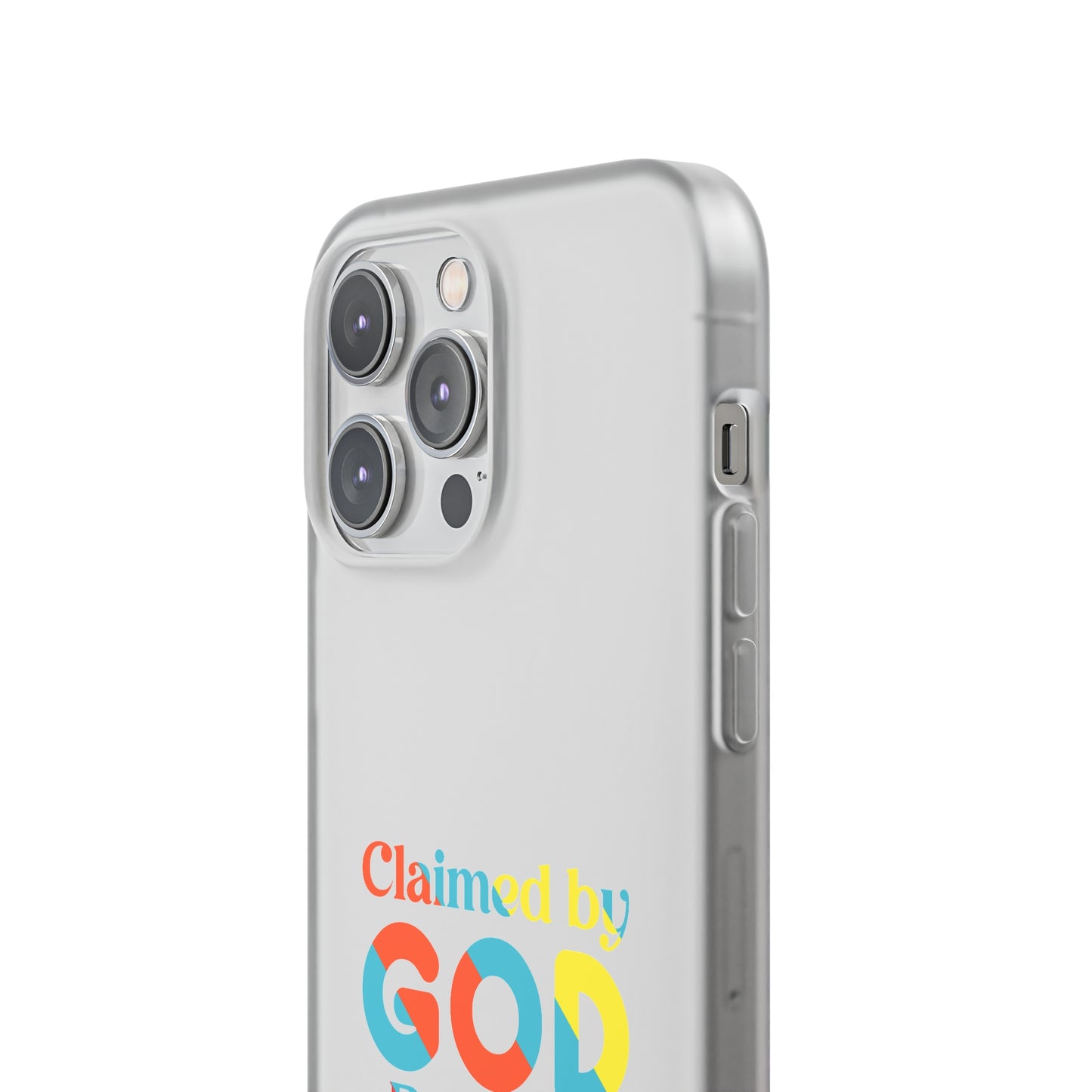 Claimed By God Purpose Over Pain Christian Flexi Phone Case Printify