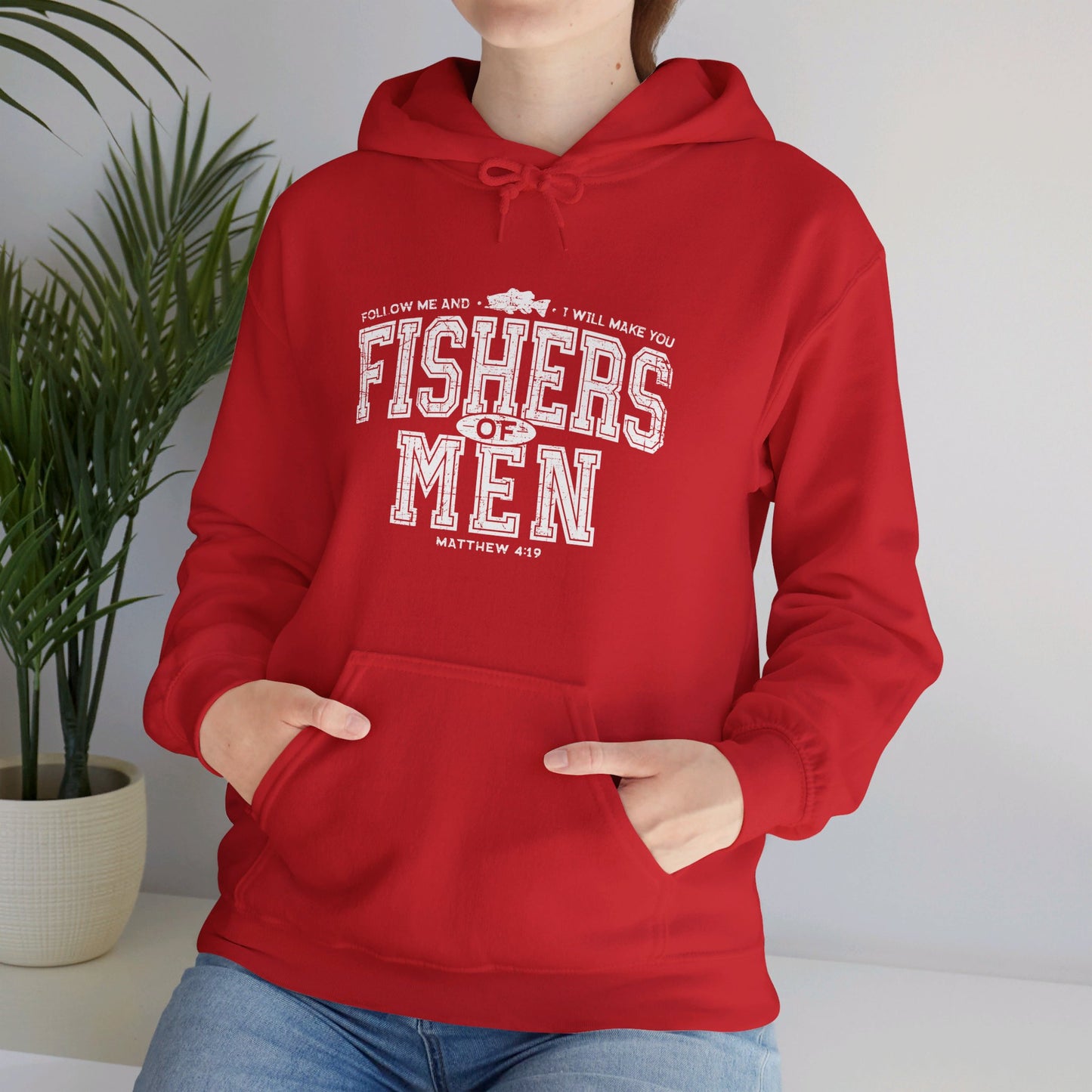 Fishers Of Men Unisex Christian Pullover Hooded Sweatshirt