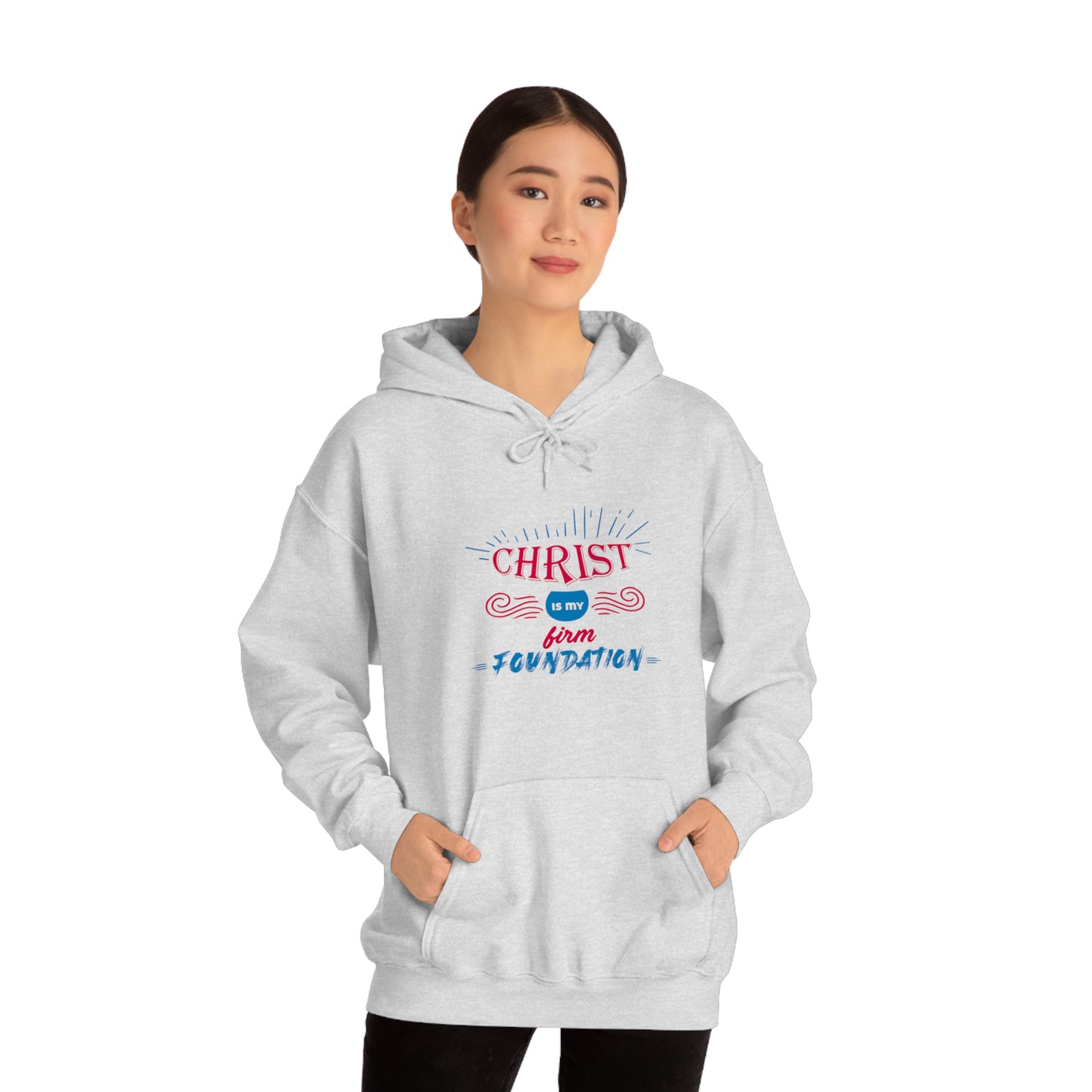 Christ Is My Firm Foundation Unisex Hooded Sweatshirt