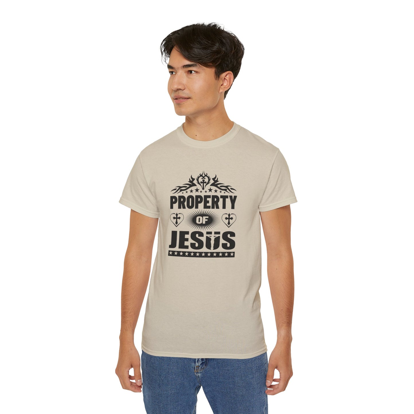 Property Of Jesus Unisex Christian Ultra Cotton Tee Printify