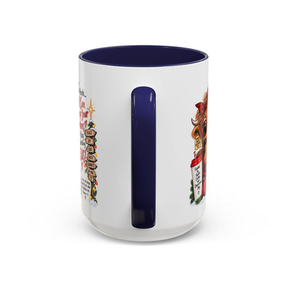 Dear Negative People… I’m Busy Celebrating Jesus! Christmas Cow Mug