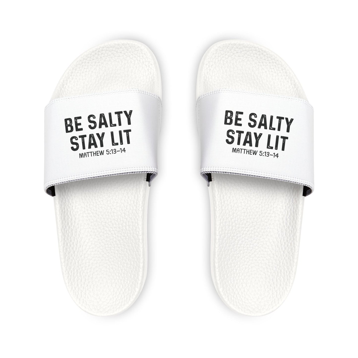Casual Comfort Women's Christian Sandals - 'Be Salty Stay Lit' - Perfect for Summer Outings