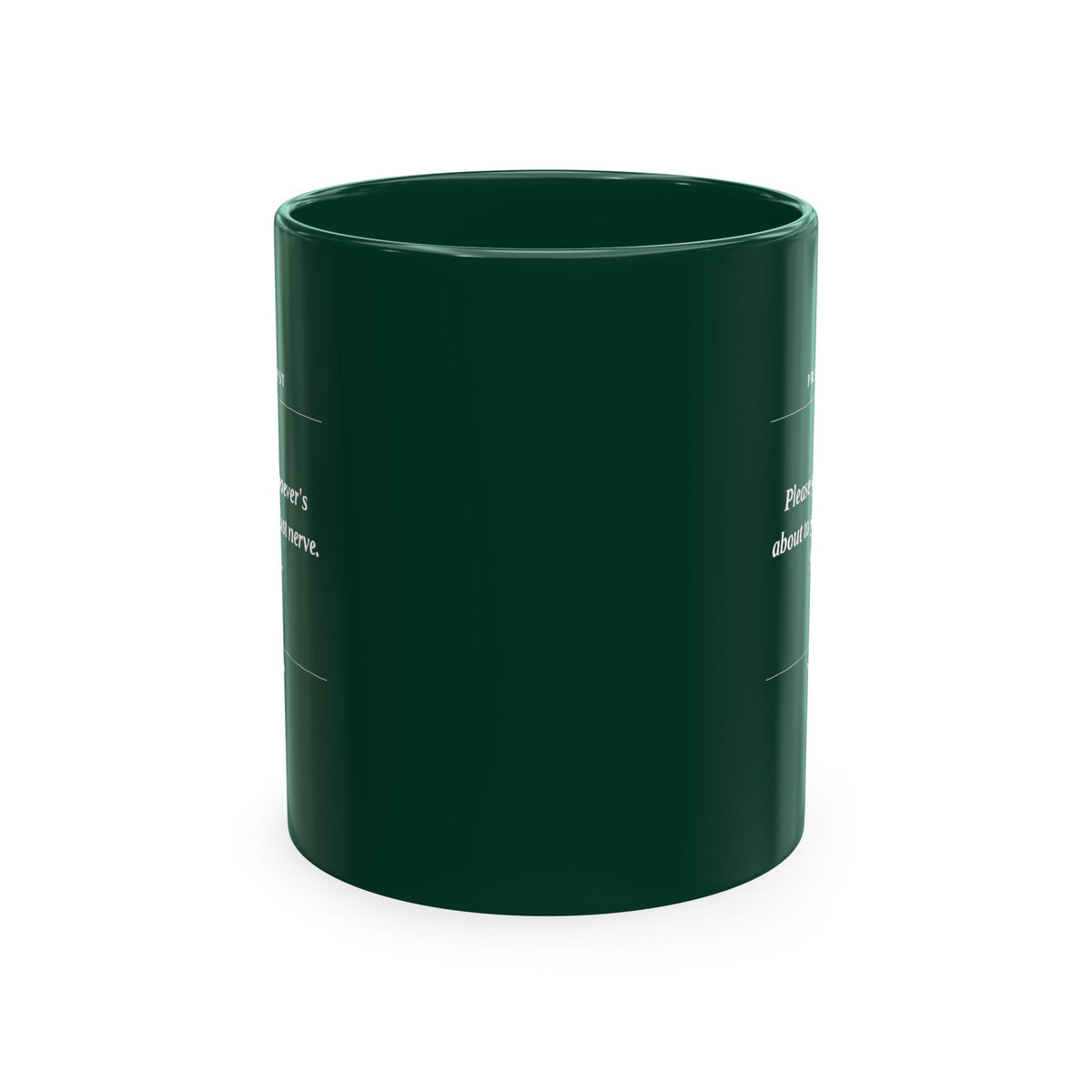 Prayer Request Ceramic Mug — Humorous 'Pray for Whoever Gets on My Last Nerve' Coffee Cup